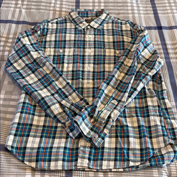 J. Crew Midweight Flannel Shirt XL - Picture 1 of 2